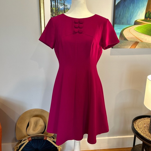 Magenta Pink Barbiecore Eliza J. dress size 10p (petite) - Picture 4 of 8